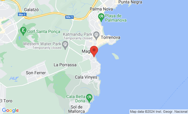 Hotel na mape