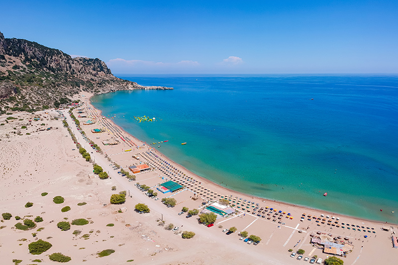 Pláž Tsambika, Rodos