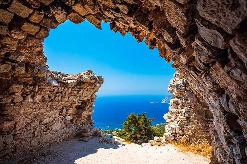 Hrad Monolithos, Grécko