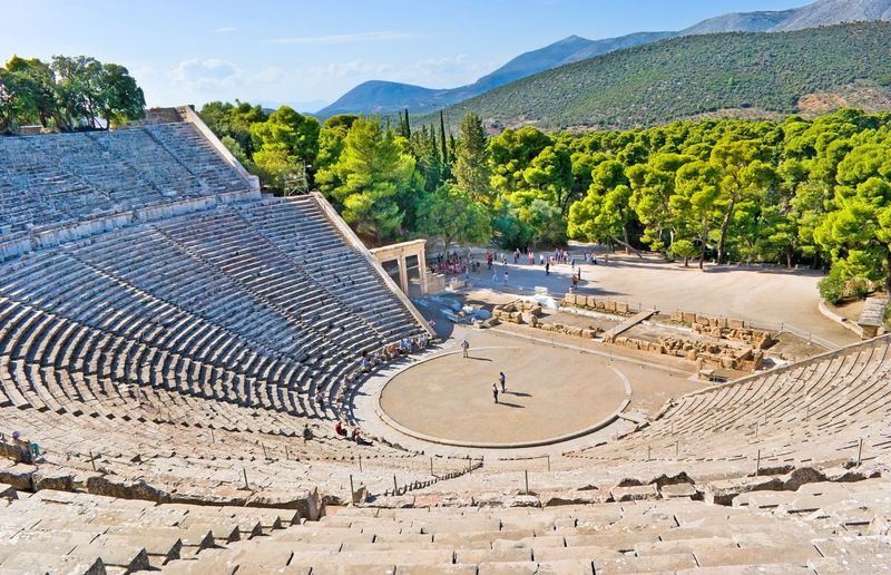 staroveké divadlo Epidaurus