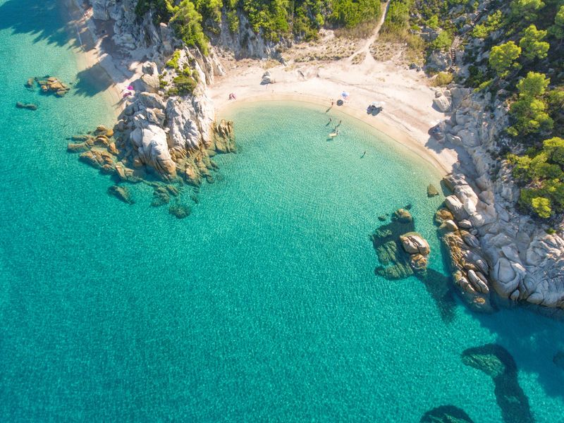 Pláž Kavoutripes, Chalkidiki