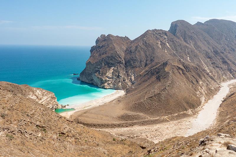 The Hidden Beach, Salalah v Ománe