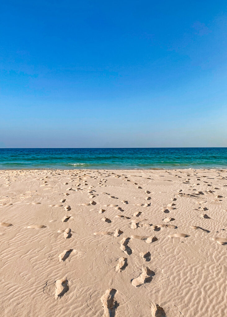 Pláž Fazayah v Ománe