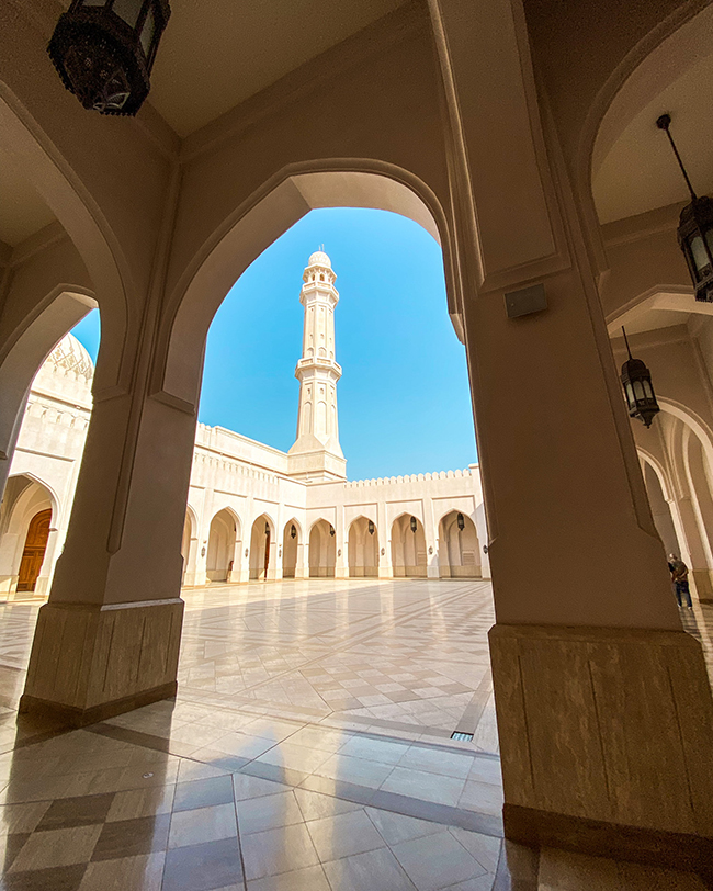 Unikátna atmosféra mešity v Salalahu