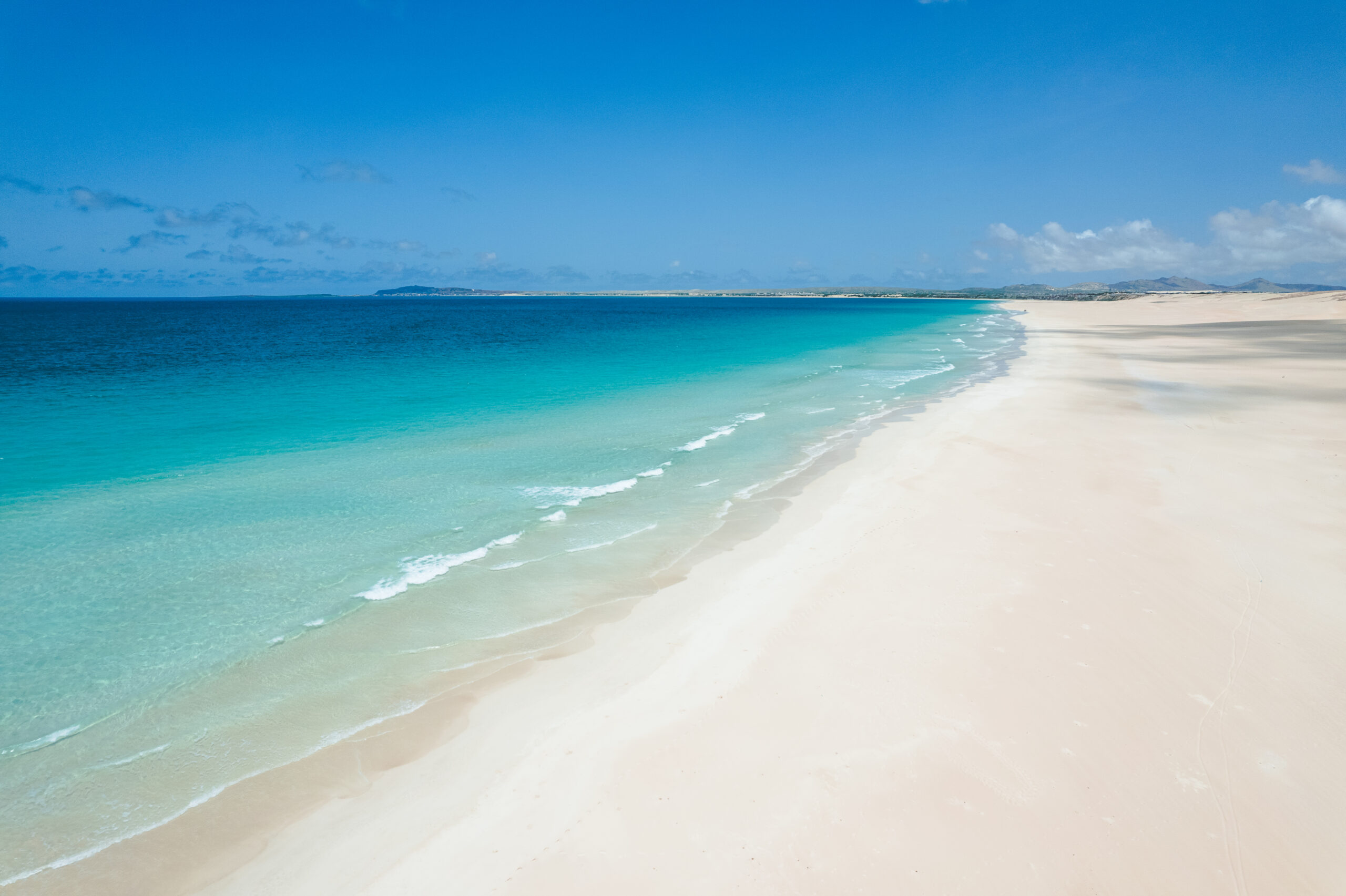 Pláž Santa Monica, Boa Vista, Kapverdy, dovolenka s CK Hydrotour